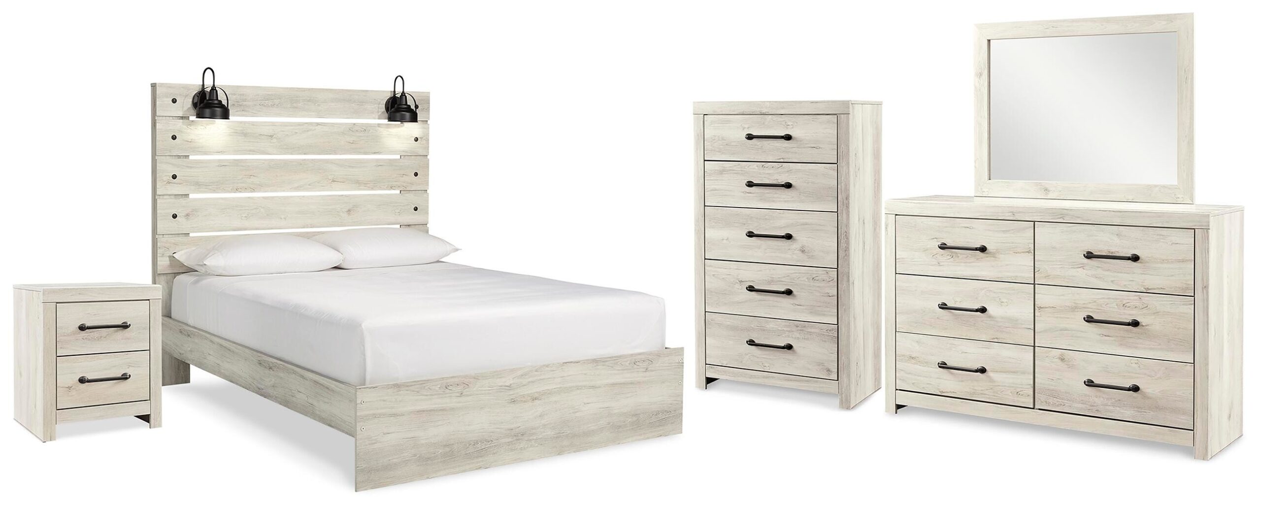 c553f28246309d813511d8a082757ee0 Cambeck Queen Panel Bed, Dresser, Mirror, Chest and Nightstand - Image 1