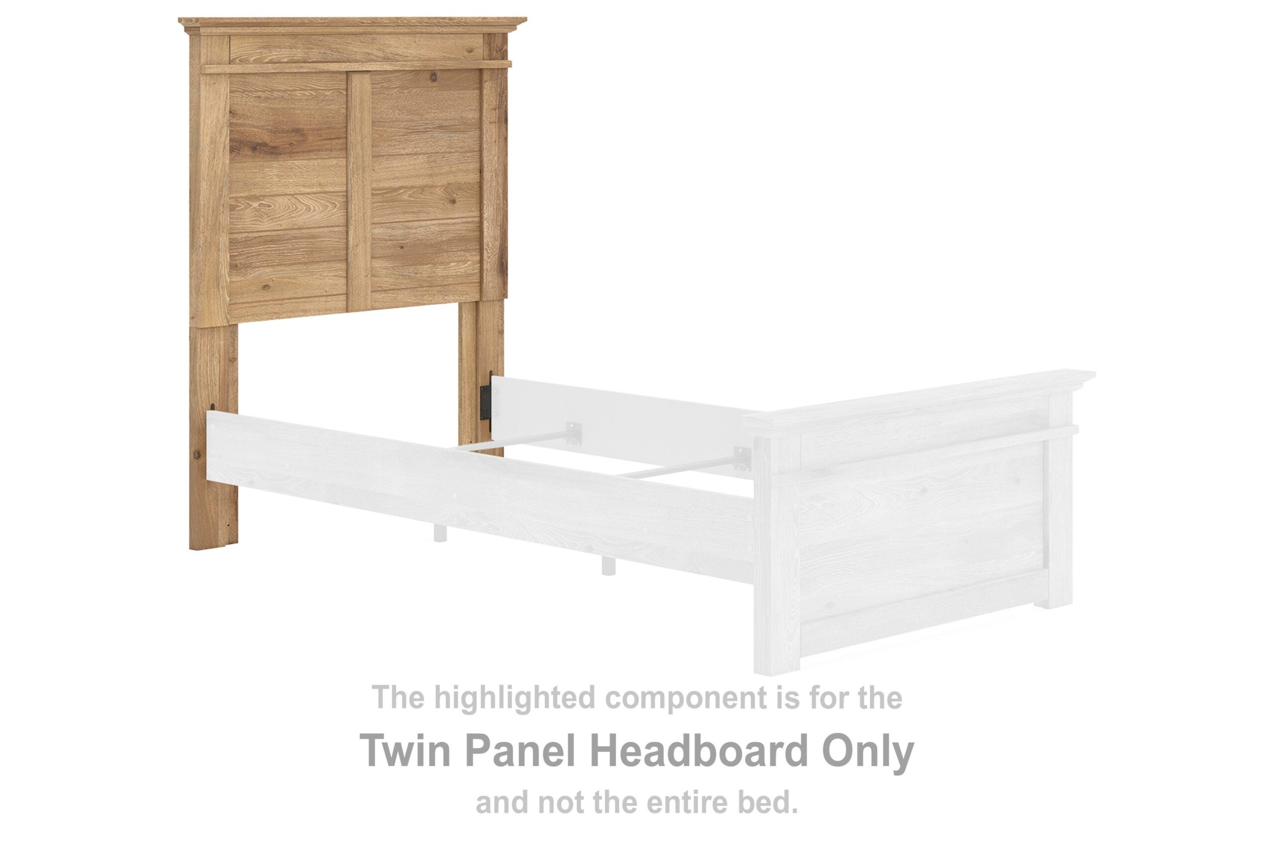 e020adbd93d5fec212b428edb1bdc371 Makidern Twin Panel Headboard - Image 1