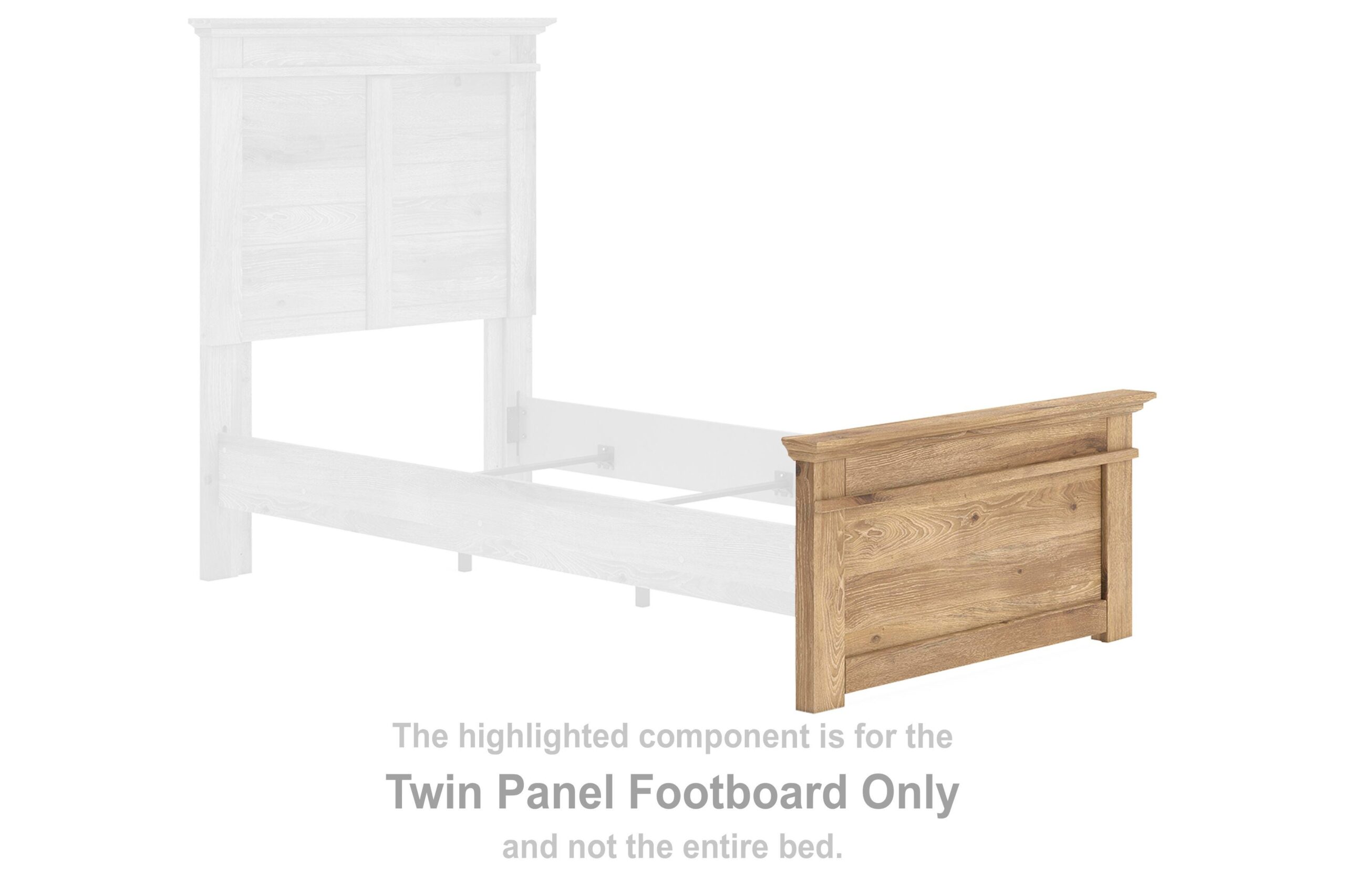f57ddf63c6c6918a371ca294033e897a Makidern Twin Panel Footboard - Image 1